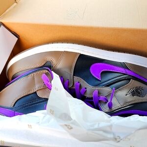Size 12 purple mocha Jordans